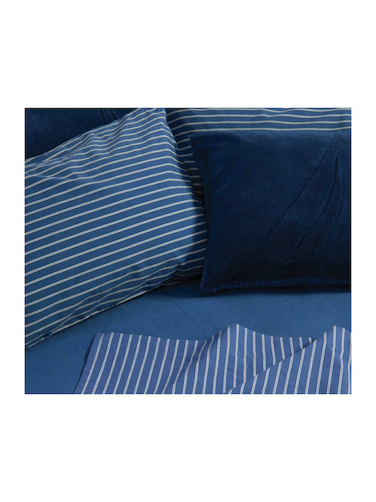 Nef-Nef Homeware Сет Чаршафи 280x270см. Nautica Coast Тъмносин 4бр