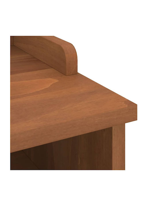 Entry Furniture with Shoe Rack & Bench Coffee 87x40x50cm