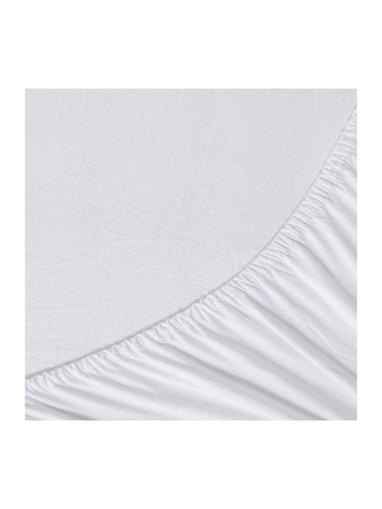 La Luna Sheet Semi Double with Elastic 120x200+40cm. White