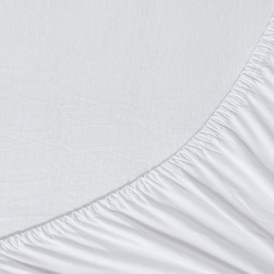 La Luna King Size 180x200+40εκ. με Λάστιχο Λευκό La Luna King Size 180x200+40εκ. με Λάστιχο Λευκό