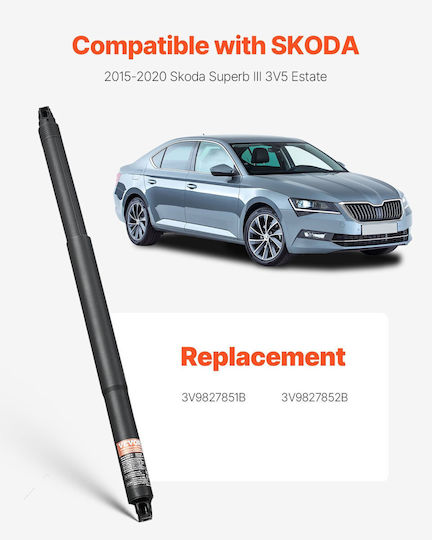 Amortizoare electrice pentru hayon Vevor compatibile cu Superb III 3v5 Estate 2015-2020