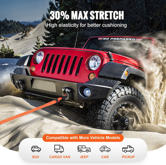 Vevor Car Towing Rope In Orange Colour