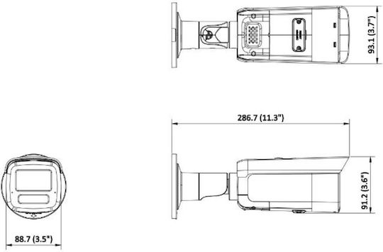 Hikvision DS-2CD2T46G2H-IS2U/SL IP Surveillance Camera Full HD+ 4MP Waterproof with Two-Way Communication and Lens 2.8mm
