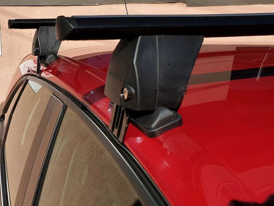 Menabo Delta Black Roof Bars Peugeot 508 Station Wagon 5 Doors Model 2010-2018