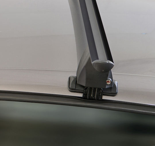 Menabo Delta Black Roof Bars Peugeot 508 Station Wagon 5 Doors Model 2010-2018