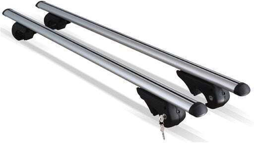 Menabo Μπάρες Οροφής Αλουμινίου Brio Xl 135εκ. για Suzuki Wagon R+ 1997-2005 (Σετ με πόδια και κλειδαριά)