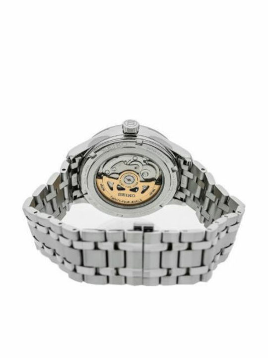 Seiko Presage Ρολόι Αυτόματο με Μεταλλικό Μπρασελέ