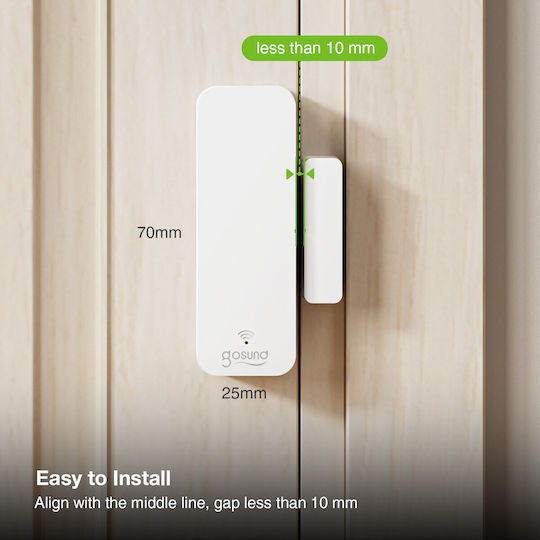 Gosund Ασύρματος Αισθητήρας Επαφής Wi-Fi & ZigBee