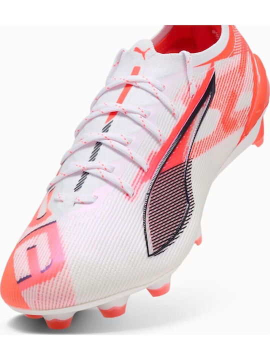 PUMA Ultra 5 Ultimate Футболни Обувки с Бутони Бели