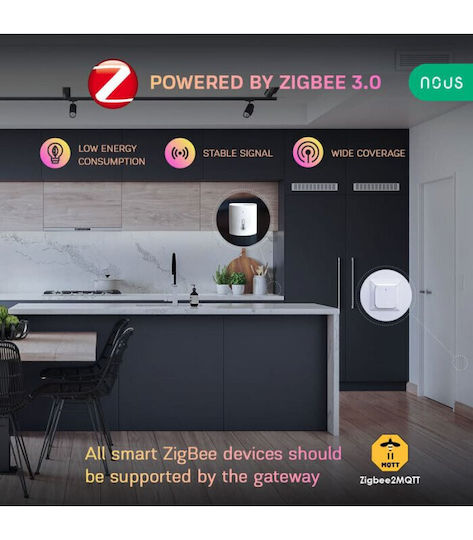 Nous Temperature and Humidity Battery Sensor Wi-Fi and Zigbee