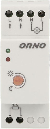 Orno Adjustable Day / Night Photocell 2-100 Lux 20A IP65