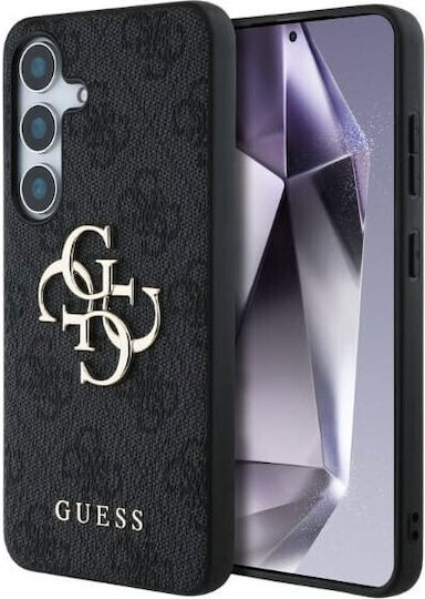 Guess Classic Umschlag Rückseite Leder / Synthetisches Leder Schwarz (Galaxy S25+)