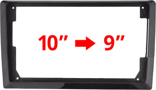 Πλαίσιο Μετατροπής 10" Ιντσών 9” Ιντσών Πρόσοψη Οθόνης Αυτοκινήτου Πλαστικό Android Οθ΄όνη Tablet 7 9 Ιντσών 2din Ηχοσύστημα 10 7" Fascia Αυτοκινήτου 2 Din Μαύρη Φιλέτο 2 Din Oem Universal