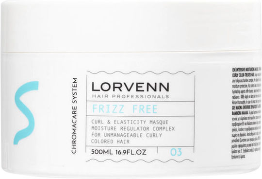 Lorvenn Frizz Free Curl Style & Elasticity Hair Mask for Color Protection 500ml