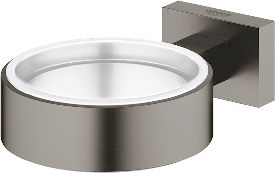 Grohe Essentials Cube Σαπουνοθήκη Μαύρη 4005176636653