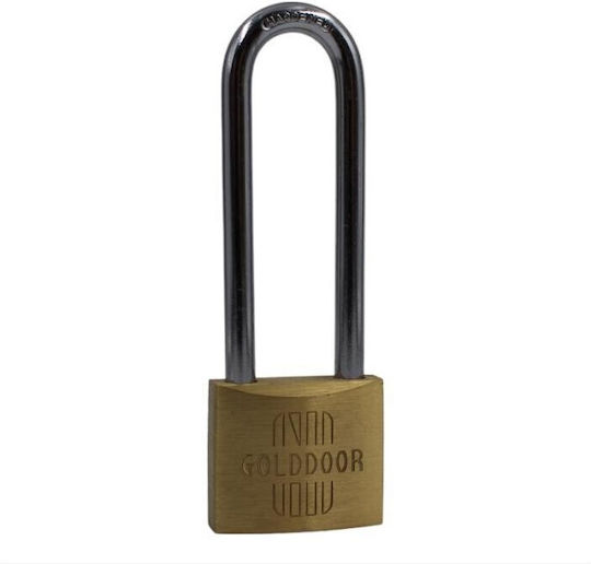 Golddoor Steel Padlock Lengthened with Key 30mm 1pcs