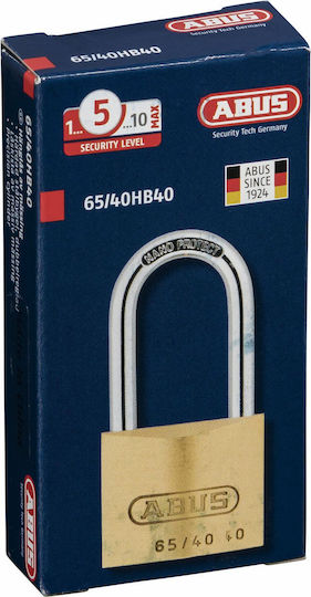 Abus Bronze Padlock Lengthened with Key 37mm 1pcs