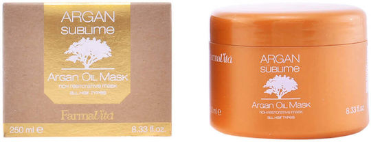 Farmavita Μάσκα Μαλλιών για Επανόρθωση με Argan Oil 250ml