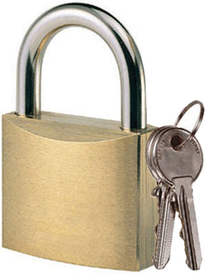 Armymania Padlock Brass with Key 25mm 1pcs
