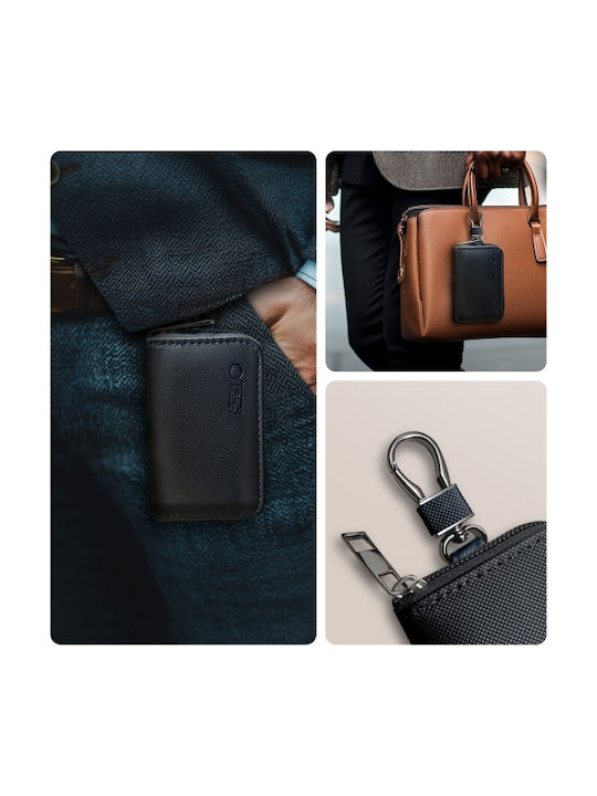 Клетка на Фарадей Tech-Protect Klr300 Калъф за ключ без ключ RFID блокиращ сигнал Карбон