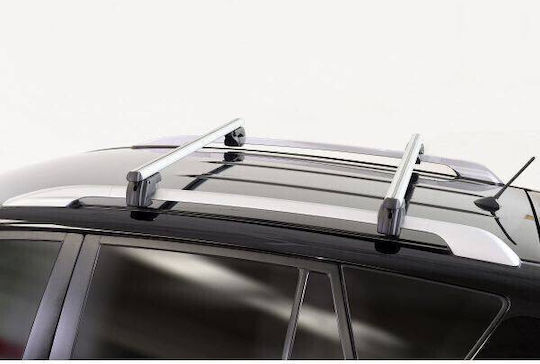 Menabo Sherman Silver Roof Bars Toyota Avensis T210 Wagon 2000-2003
