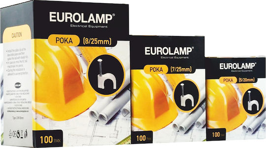 Eurolamp Roka Nails 50pcs 20/45mm White 50pcs 147-48019