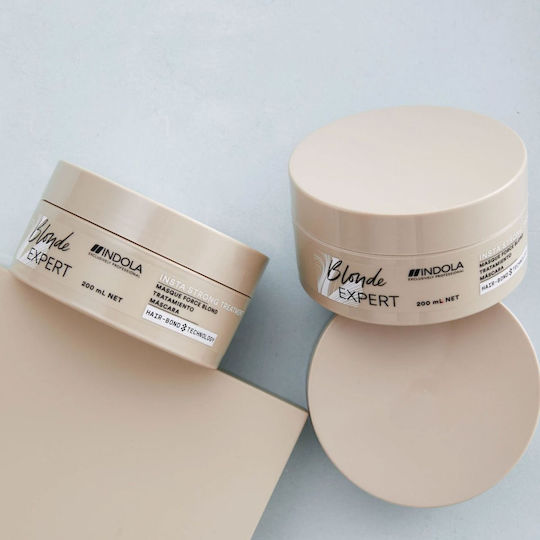 Indola Blonde Expert Insta Strong Treatment Μάσκα Μαλλιών για Διατήρηση Χρώματος 200ml