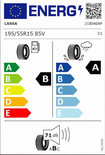Lassa Revola 195/55R15 87V Anvelopă Vara pentru Autoturism de Pasageri