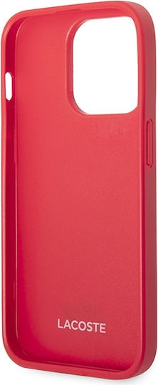 Lacoste Iconic Petit Pique Magsafe Back Cover Πλαστικό Κόκκινο (iPhone 14 Pro Max)