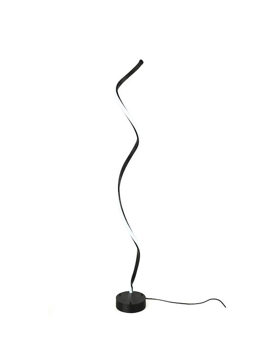 Heronia Vintage LED Floor Lamp H110xW20cm. with Natural White Light Black