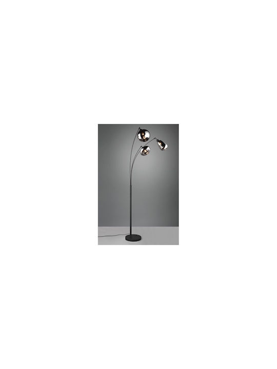 Trio Lighting Lumina Φωτιστικό Δαπέδου Υ200εκ. Μαύρο