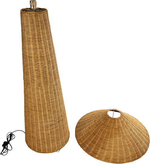 GloboStar Peru Floor Lamp H135xW73cm. with Socket for Bulb E27 Beige