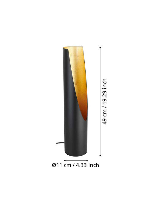 Eglo Prebone Lustră Decorativă cu Soclu pentru Bec GU10 Negru