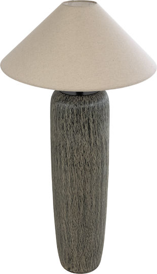 GloboStar Oliana Floor Lamp H110xW55cm. with Socket for Bulb E27 Gray