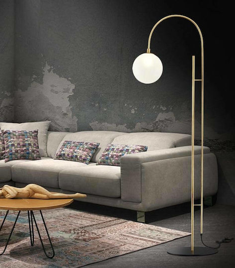 Luma Lampa de podea Î160xL35cm. cu Soclu pentru Bec G9 Auriu