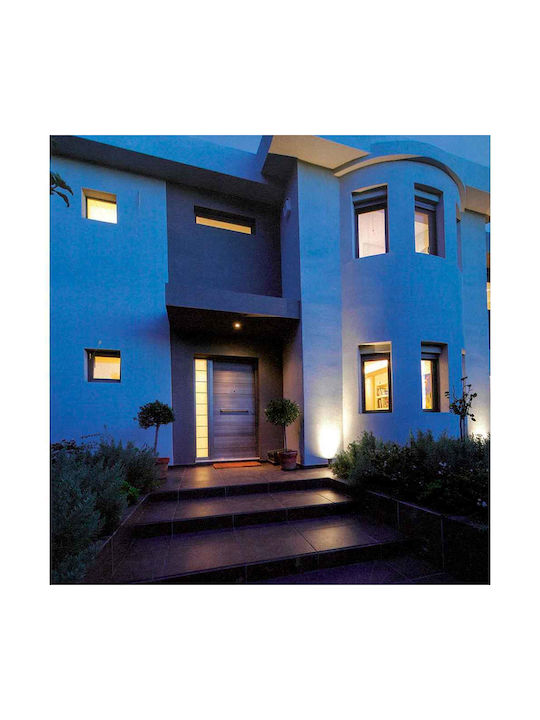 Viokef Outdoor Floor Lamp Projector 11W with Warm White Light IP65 Black