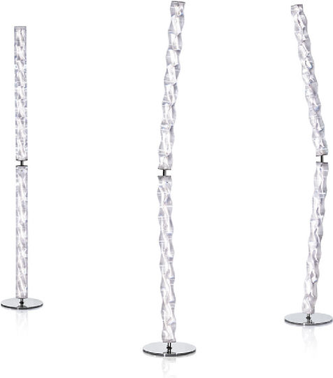 Slamp Hugo Prisma LED Подова Лампа В207xД32см. Бял