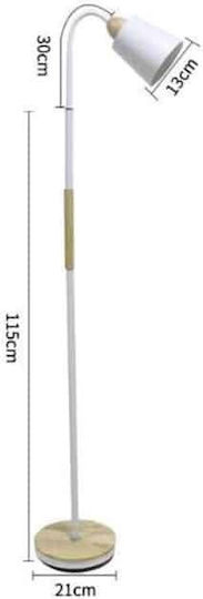 Lampa de podea Alb
