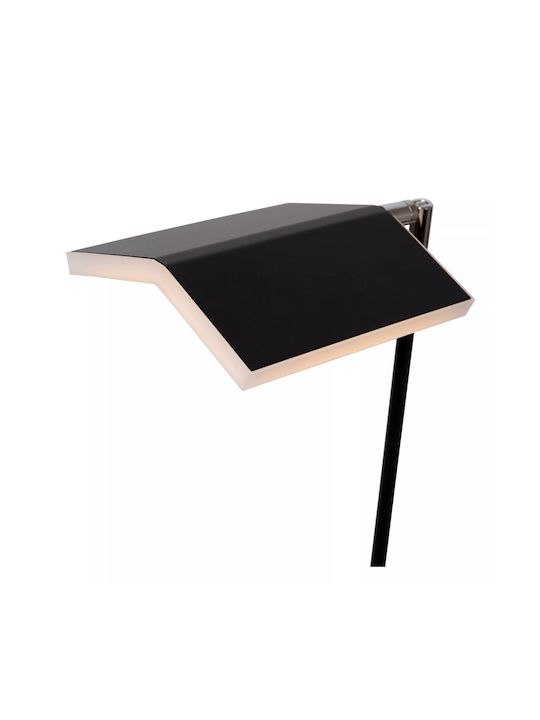 Lucide Lightning Aaron LED Floor Lamp H134xW20cm. with Warm White Light 1000lm Black