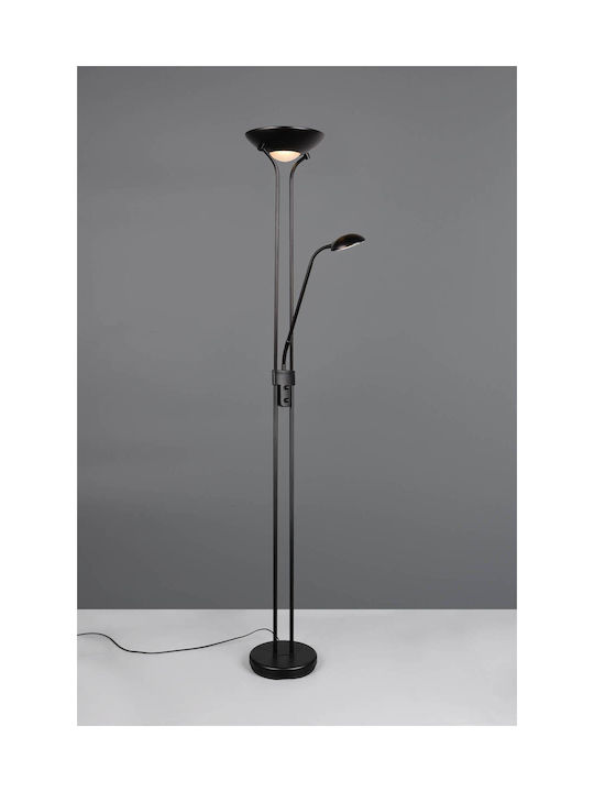 Trio Lighting Spock Floor Lamp Black