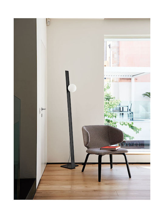 Casa Vogue Suspense 170 Φωτιστικό Δαπέδου Υ170xΜ26εκ. Μαύρο