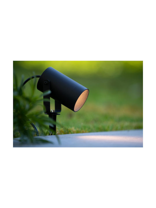 Lucide Lightning Taylor Φωτιστικό Προβολάκι Εξωτερικού Χώρου 50W IP65 για Ντουί GU10 Μαύρο