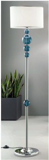 Ondaluce Tebe Floor Lamp H175xW36cm. with Socket for Bulb E27 Blue