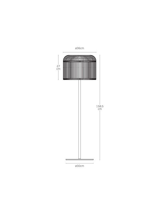 VK Lighting Outdoor Floor Lamp 20W 36cm VK Lighting Outdoor Floor Lamp 20W 36cm