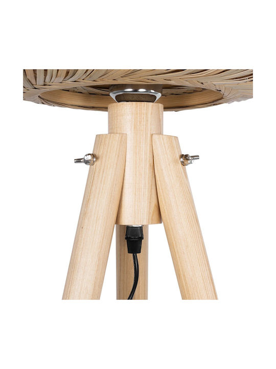 GloboStar Poppy Stehleuchte H143xB58cm. mit Fassung für Lampe E27 Beige