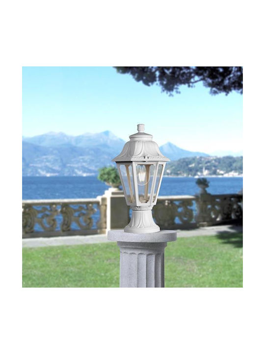 Eurolamp Lamp Small Post Outdoor for Socket E27 White