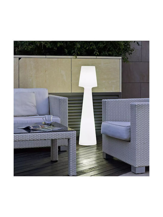 NewGarden Outdoor Floor Lamp IP65 for E27 Light Bulb Base White