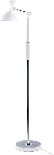 Beliani LED Lampadar De Podea Alb