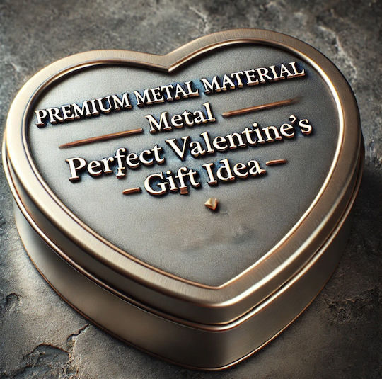 Handmade Metal Alloy Heart Box You Are My Destiny Witcher No50 Valentine's Day 15x14x4.5cm