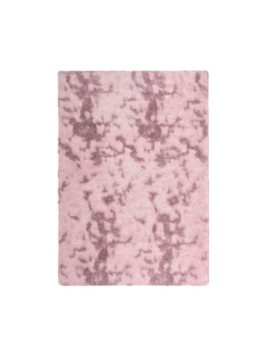 vidaXL Αντιολισθητικό Χαλί Ορθογώνιο Shaggy Ροζ 240x340cm